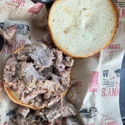 Regular Chopped Beef Brisket Sandwich