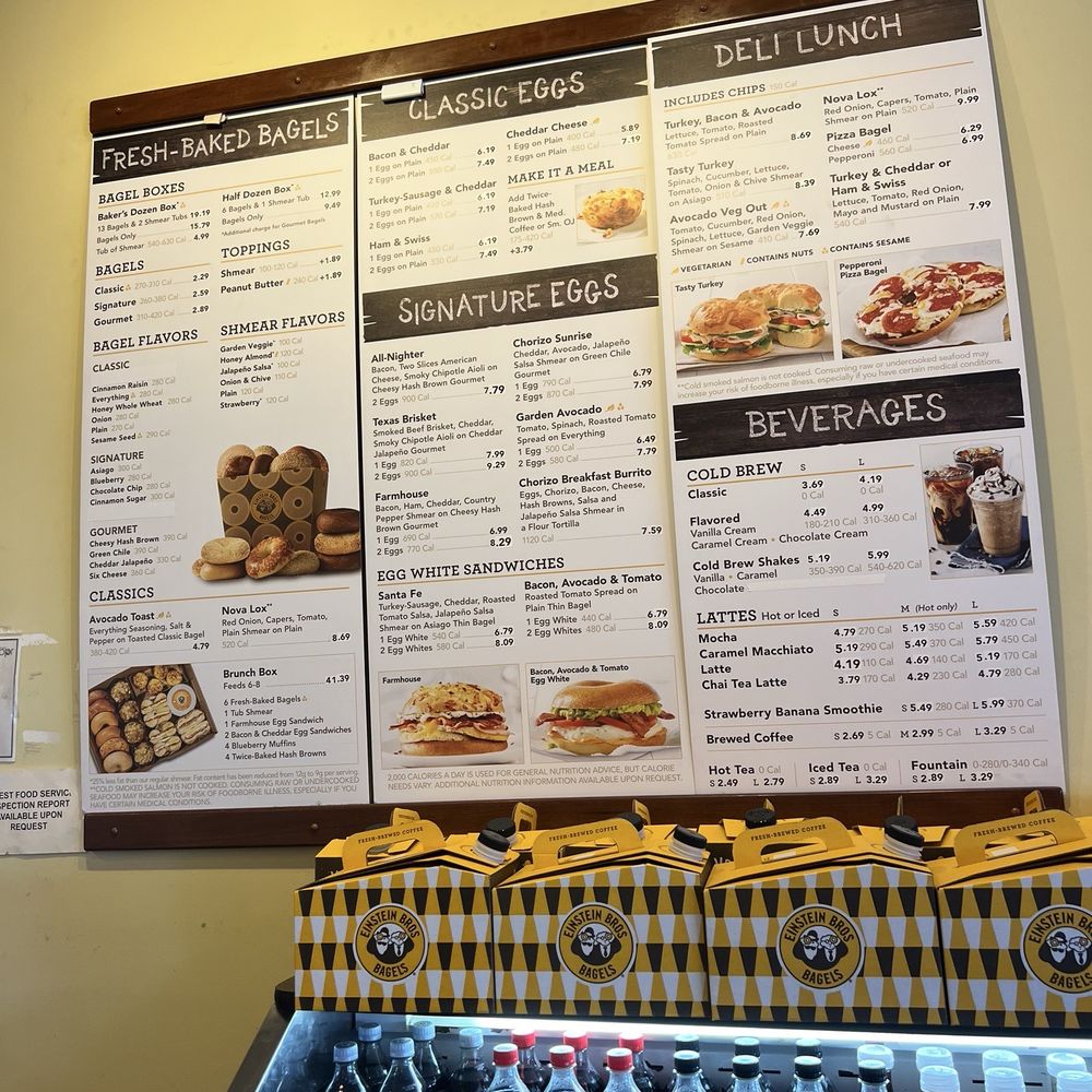 Einstein Bros. Bagels - Menu - Breakfast & Brunch Near Me - West Palm Beach, Florida Einstein Bros. Bagels - Menu - Breakfast & Brunch Near Me - West Palm Beach, Florida