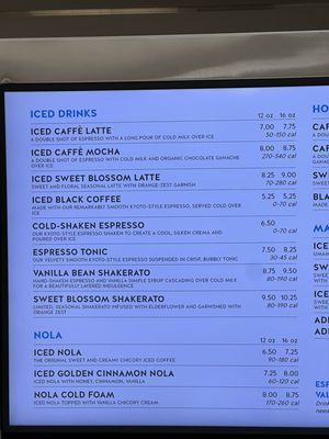 Menu photo 2 Blue Bottle Coffee Roseville, CA