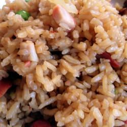 Plaza Dragon - Delicious pork fried rice. It was perfect with the Kung Po chicken.