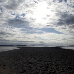 Lochnell Arms - Bild vom Strand hinter dem Hotel