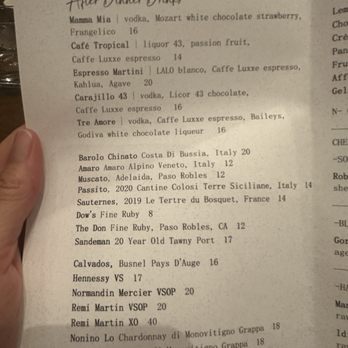 Convivo Restaurant and Bar - Menu as of 8/26 - Bars Near Me - Santa Barbara, California