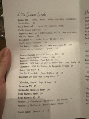 Menu photo 6 Convivo Restaurant and Bar Santa Barbara, CA