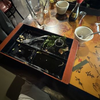 Mix Pacific Rim - Bento Box post consumption - Sushi Bars Near Me - Las Cruces, New Mexico