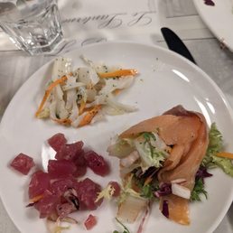 Mixed seafood appetizer