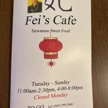 Fei's Cafe - Taiwanese Near Me - Albuquerque, New Mexico