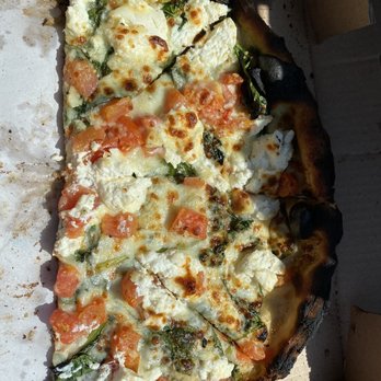 Fuoco Apizza - Ricotta and spinach white pie - Pizza Near Me - Cheshire, Connecticut