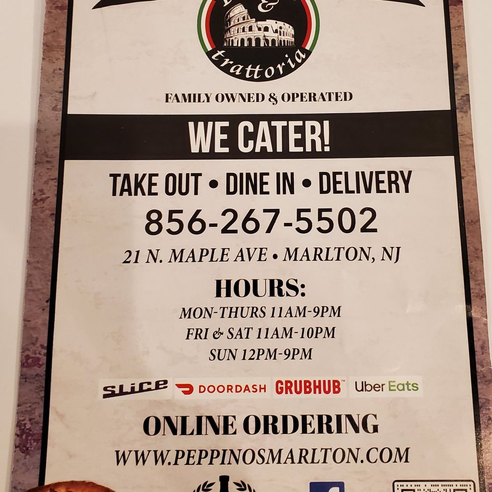 Peppino’s Pizza & Trattoria - Pizza Near Me - Evesham, New Jersey Peppino’s Pizza & Trattoria - Pizza Near Me - Evesham, New Jersey