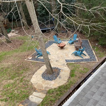 American Landscape Solutions - a patio with a fire pit - Landscaping Near Me - Lawrenceville, Georgia American Landscape Solutions - a patio with a fire pit - Landscaping Near Me - Lawrenceville, Georgia