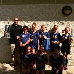 Coach Wyatt is proud of his girls.