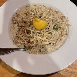 Smoked salmon fettuccine Smoked salmon fettuccine