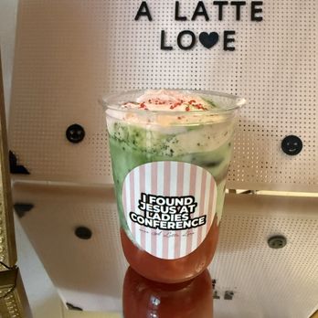 A Latte Love - strawberry shortcake matcha - Caterers Near Me A Latte Love - strawberry shortcake matcha - Caterers Near Me