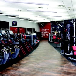 Snap Fitness - I love this gym! Friendly staff, always clean, great equipment, and even has private shower rooms.