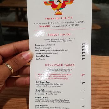 Osprey Tacos - Menu - Tex-Mex Near Me - Saint Augustine, Florida Osprey Tacos - Menu - Tex-Mex Near Me - Saint Augustine, Florida