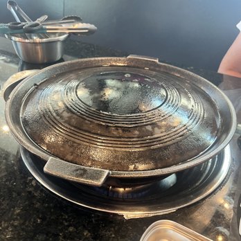 Honey Pig BBQ - Cooking grill station with great ventilation at each table - Korean Near Me - Austin, Texas Honey Pig BBQ - Cooking grill station with great ventilation at each table - Korean Near Me - Austin, Texas