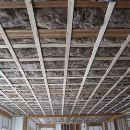 Fiberglass for sound.