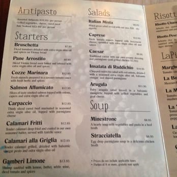 Zizi Trattoria - Menu pt 1 - Italian Near Me - Woodbridge, Ontario Zizi Trattoria - Menu pt 1 - Italian Near Me - Woodbridge, Ontario