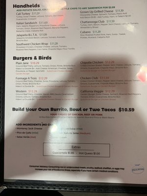 Menu photo 8 Tailwind Concessions Chattanooga, TN