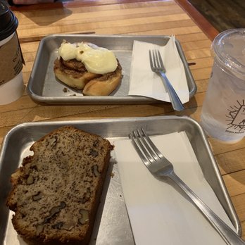 Toasted Coffee House - Banana bread & cinnamon bun - Coffee & Tea Near Me - High Ridge, Missouri Toasted Coffee House - Banana bread & cinnamon bun - Coffee & Tea Near Me - High Ridge, Missouri