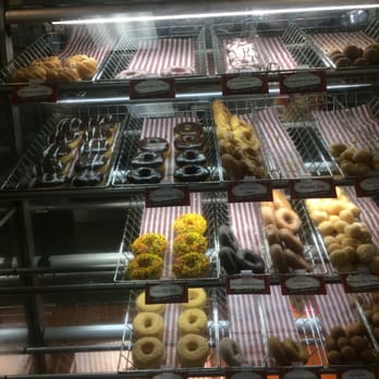 Tim Hortons - a variety of donuts in a display case - Bakeries Near Me - Canandaigua, New York