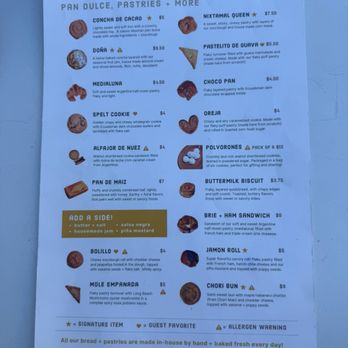 Gusto Bread - Menu - Bakeries Near Me - Long Beach, California