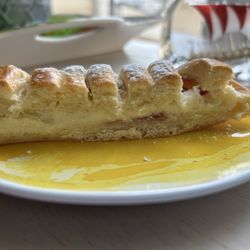 Mademoiselle Patisserie - Disappointing $8.00 dry cherry custard roll...minimal cherries