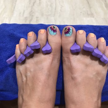 New Nails & Spa - I found a pic in Pinterest that I liked and showed to Angel and I think she made it even better than the pic i found!!! - Nail Salons Near Me - Colorado Springs, Colorado