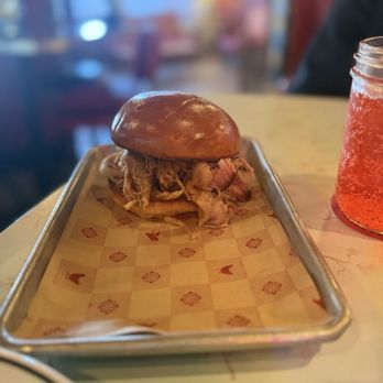 Lucille's Smokehouse Bar-B-Que - Brisket sandwich from HH menu - Barbeque Near Me - Lake Forest, California