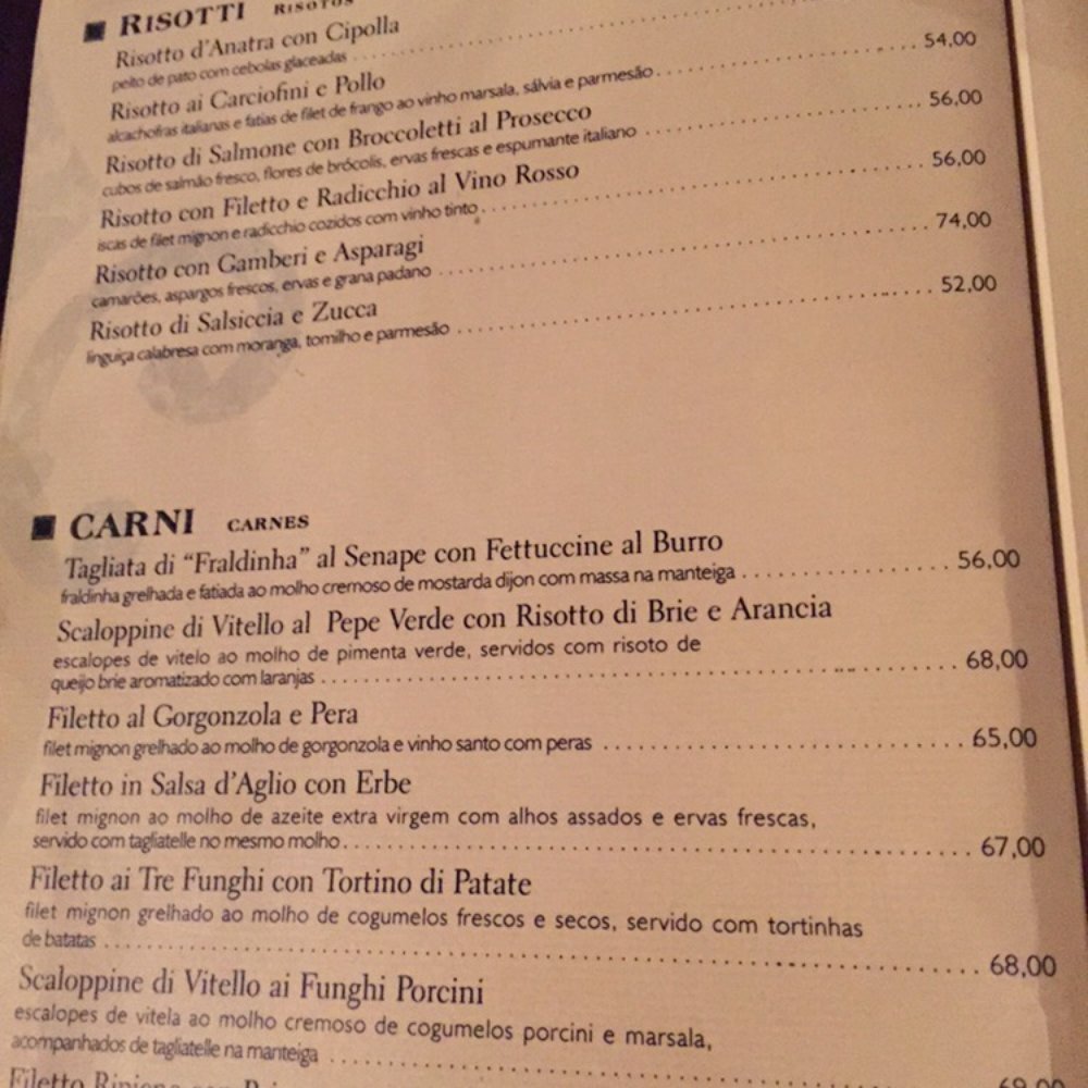 Vicolo Nostro - Menu 2 - Italian Near Me - São Paulo, SP