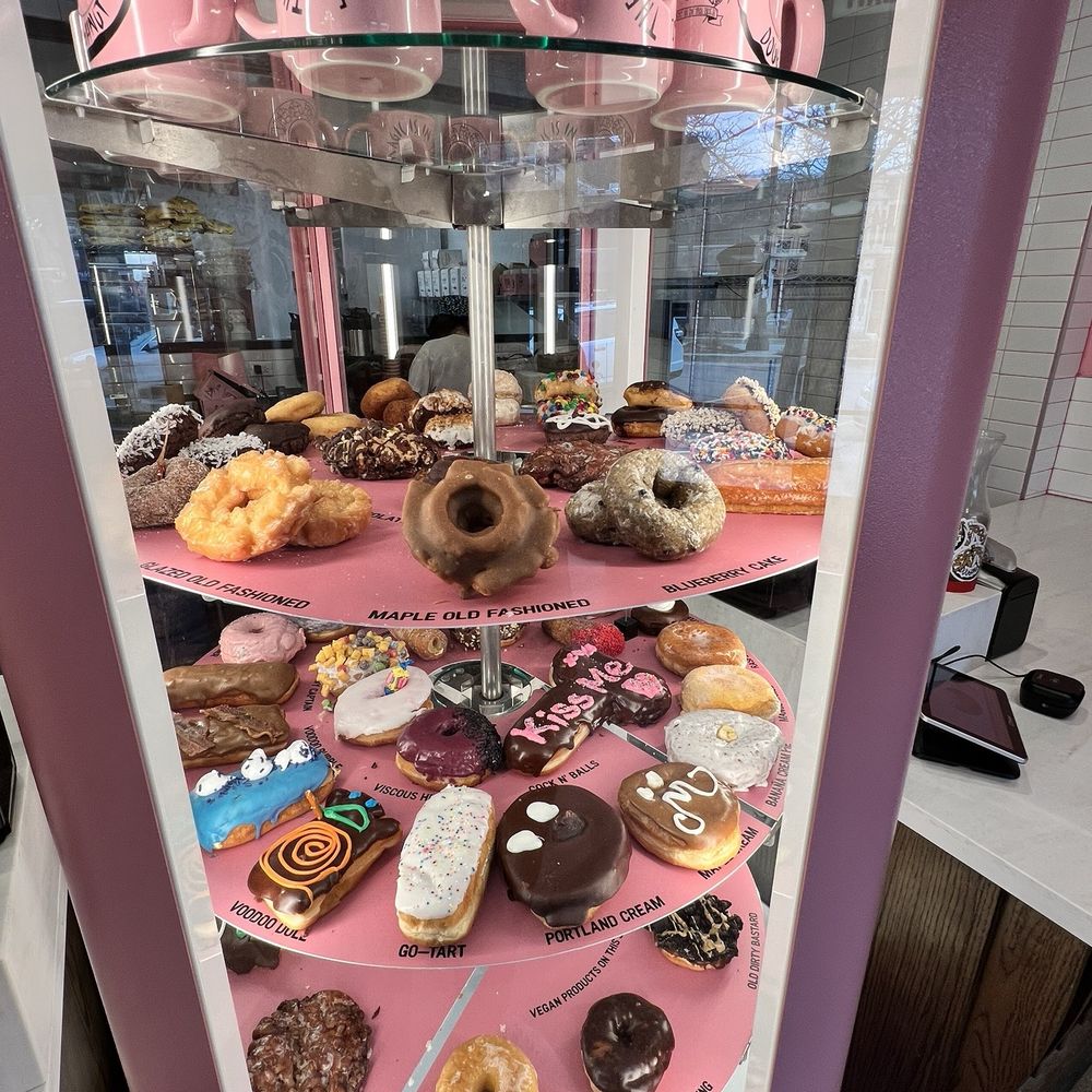 Voodoo Doughnut - Doughnut display - Donuts Near Me - Chicago, Illinois Voodoo Doughnut - Doughnut display - Donuts Near Me - Chicago, Illinois