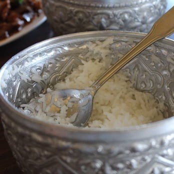 Chez Sovan - Rice served in an interesting pot - Cambodian Near Me - San Jose, California Chez Sovan - Rice served in an interesting pot - Cambodian Near Me - San Jose, California