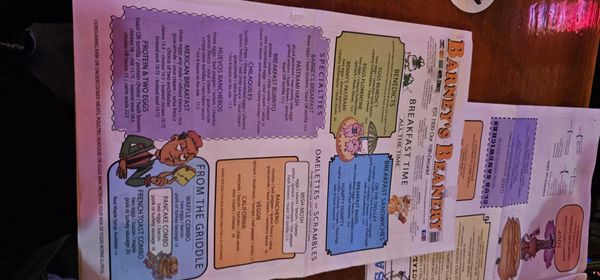 Menu photo 1 Barney's Beanery Burbank, CA