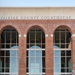 Fairfax County General District Court - The front of the Fairfax County General District Courthouse.