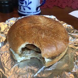 Marge's Deli - Sausage egg and cheese with SPK!