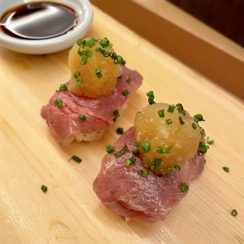 Mensho Ramen - Favorite item! A5 Wagyu w/ Grated Daikon Dashi Shoyu - Ramen Near Me - Mesa, Arizona Mensho Ramen - Favorite item! A5 Wagyu w/ Grated Daikon Dashi Shoyu - Ramen Near Me - Mesa, Arizona