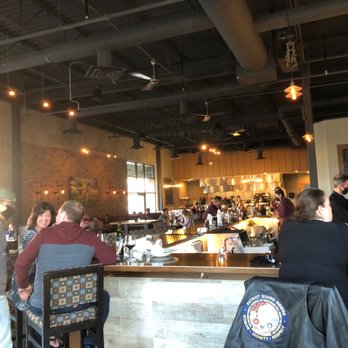 Main Street Farmer Eatery - people sitting at the bar - New American Near Me - Saint Michael, Minnesota