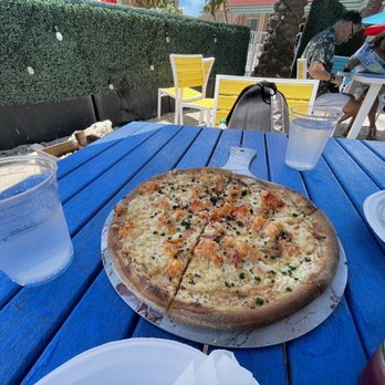 Seaside Cafe - The Seaside Café Signature Pizza - Lobster Bianca - Pizza Near Me - Key West, Florida Seaside Cafe - The Seaside Café Signature Pizza - Lobster Bianca - Pizza Near Me - Key West, Florida