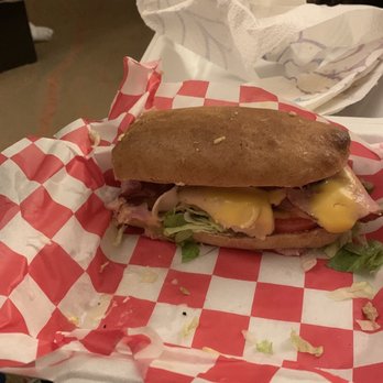Pigeon Forge Deli - Half of my husband's The Chub Sub - Delis Near Me - Pigeon Forge, Tennessee