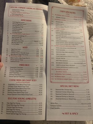 Menu photo 3 China Star Orlando, FL