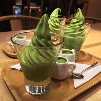 Via Tokyo - Matcha Affogato - served with matcha latte for you to drizzle over your matcha soft serve! - Desserts Near Me - Hong Kong, HK Via Tokyo - Matcha Affogato - served with matcha latte for you to drizzle over your matcha soft serve! - Desserts Near Me - Hong Kong, HK