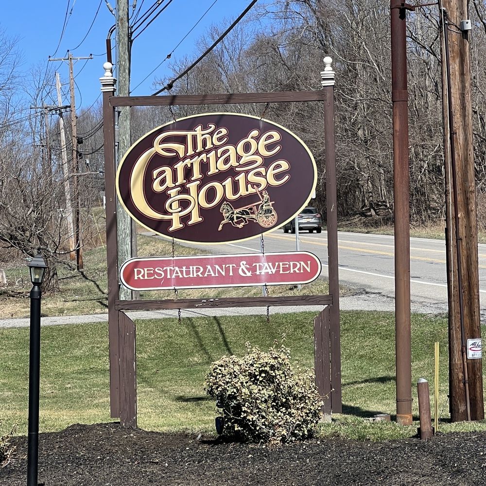 The Carriage House - Sign outside the Carriage House - New American Near Me - Patterson, New York The Carriage House - Sign outside the Carriage House - New American Near Me - Patterson, New York