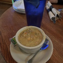 Seafood chowder...great taste just not hot enough Seafood chowder...great taste just not hot enough