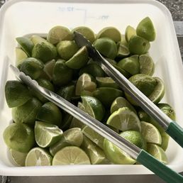 Limes.  Some were dry.