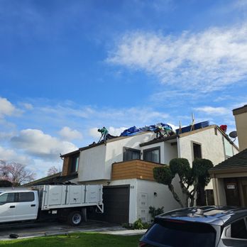 Moctezuma Roofing - Prepping to start the work. - Roofing Near Me - San Leandro, California