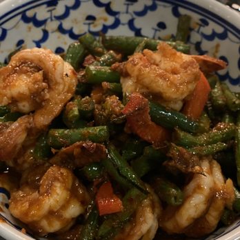 Pineapple Thai - Green bean with prawn - Thai Near Me - Cupertino, California Pineapple Thai - Green bean with prawn - Thai Near Me - Cupertino, California