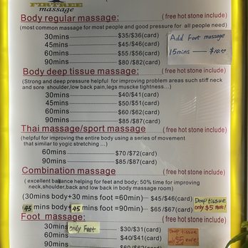Crystal Palace Massage - Usually my go to is the 1hr/$40 foot massage, that includes the whole body if I have time I'll do the 90 min combo - Massage Therapy Near Me - Thousand Oaks, California