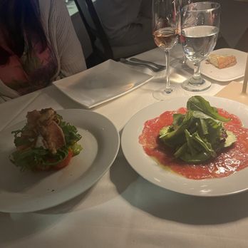 Amore Italian Restaurant - Tuna carpaccio and heirloom burrata salad. - Italian Near Me - Houston, Texas Amore Italian Restaurant - Tuna carpaccio and heirloom burrata salad. - Italian Near Me - Houston, Texas