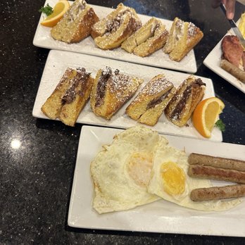 Keke's Breakfast Cafe - Turtle Stuffed French Toast Banana Caramel Pecan Waffle - Breakfast & Brunch Near Me - Tallahassee, Florida Keke's Breakfast Cafe - Turtle Stuffed French Toast Banana Caramel Pecan Waffle - Breakfast & Brunch Near Me - Tallahassee, Florida