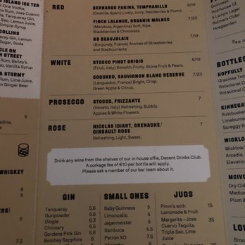 Lucky's - Menu - Bars Near Me - Dublin, D Lucky's - Menu - Bars Near Me - Dublin, D