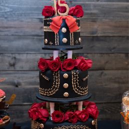 Quinceañera cake  - I will never get over this amazing cake from my daughters quinceañera. The design and detail was wonderful